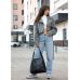 Жіноча сумка Sambag HOBO Bliss  чорна крокодил