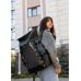 Жіночий рюкзак Sambag RollTop Hacking чорний