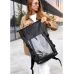 Жіночий рюкзак Sambag RollTop Hacking чорний